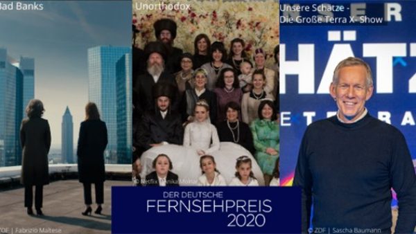 Deutscher Fernsehpreis 2020: Drei Deutsche Fernsehpreise für die Studio Hamburg Production Group