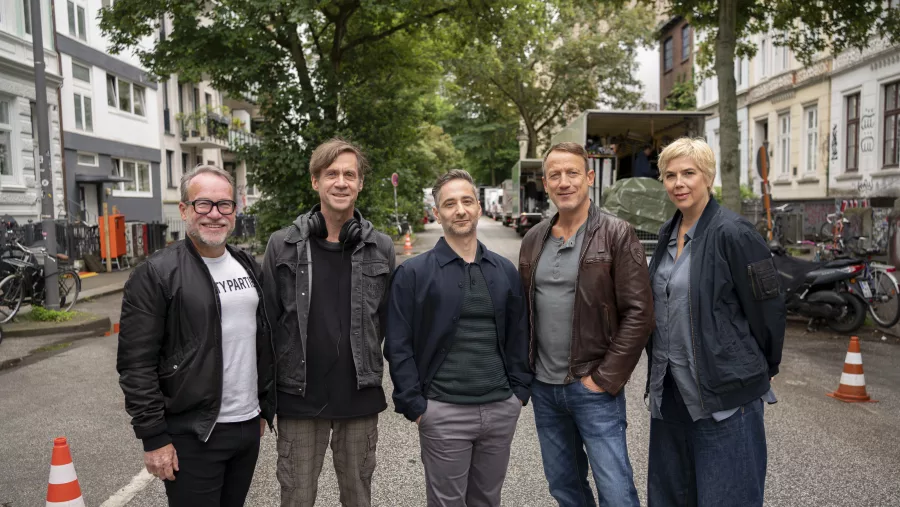 Dreh für neuen NDR-TATORT Bundespolizei: PARANOIA (AT) mit Wotan Wilke Möhring und Denis Moschitto